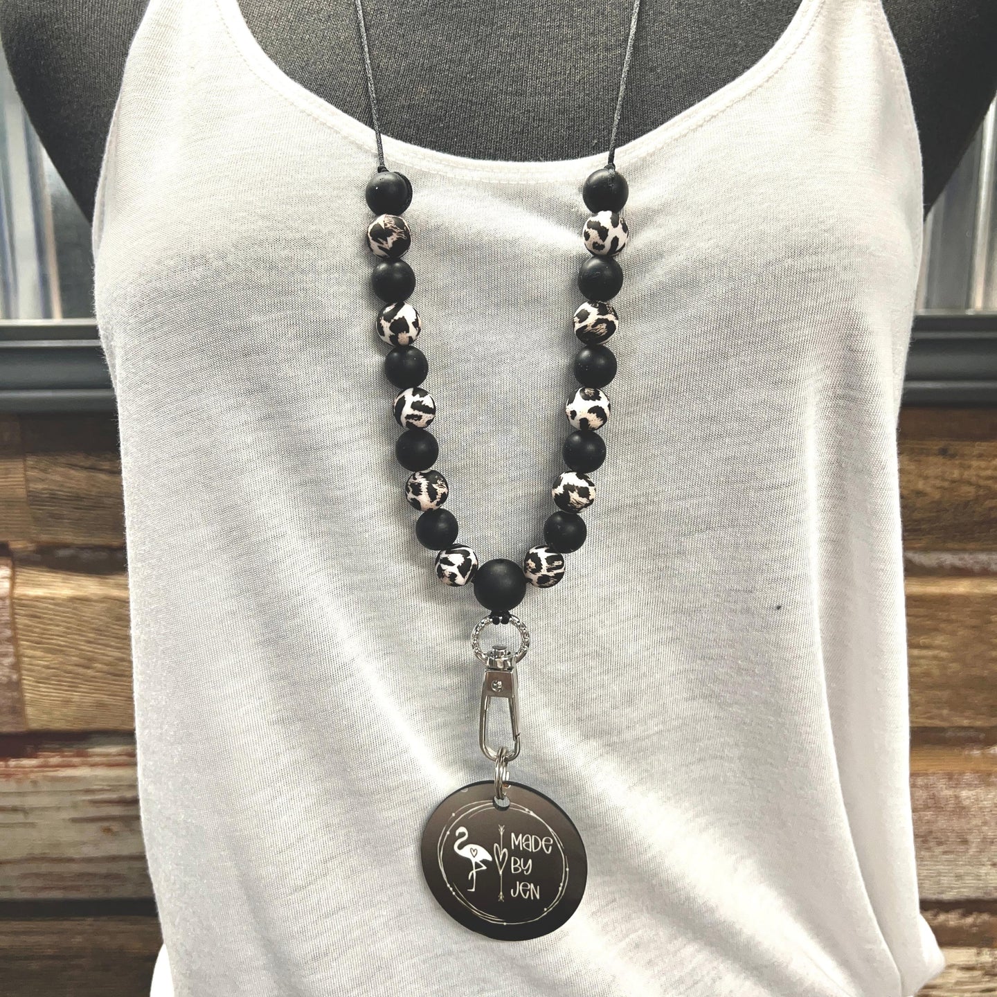 Leopard Dilation Lanyard